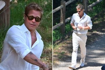 Brad Pitt, 59, scheint rückwärts zu altern wie Benjamin Button in Frankreich