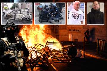 Bei Unruhen in Frankreich eröffnen Schütze das Feuer und Waffen werden geplündert, während Macron seine Reise absagt
