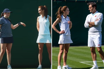 Peinlicher Moment: Ballmädchen erzählt Kate Middleton, dass sie gegen das Wimbledon-Protokoll verstoßen hat