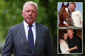 Boris Becker „versteckte Pferde im SCHLAFZIMMER seiner Villa, um den Schuldeneintreibern auszuweichen“
