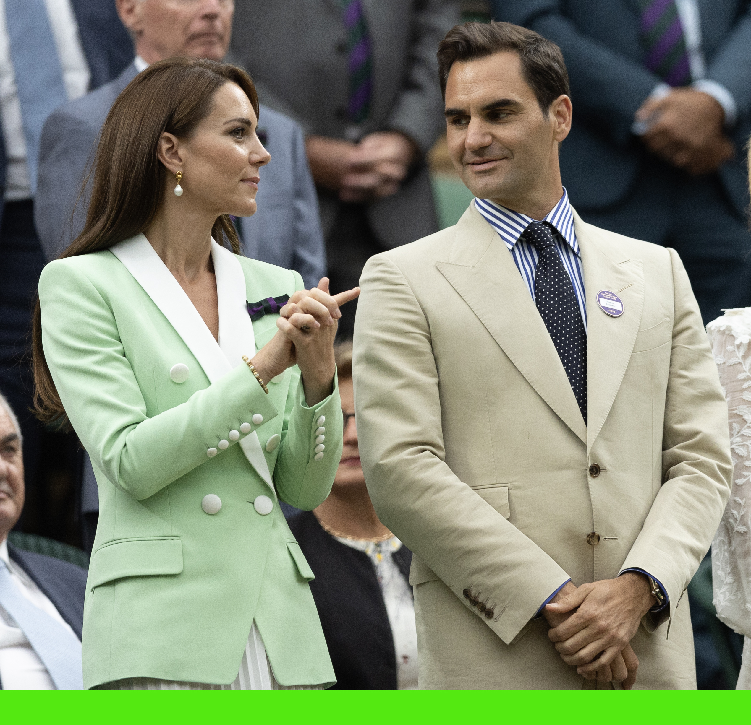 Ich konnte die Spannung zwischen Roger Federer und Kate spüren, als sie sich in der Royal Box von Wimbledon gegenseitig anstrahlten