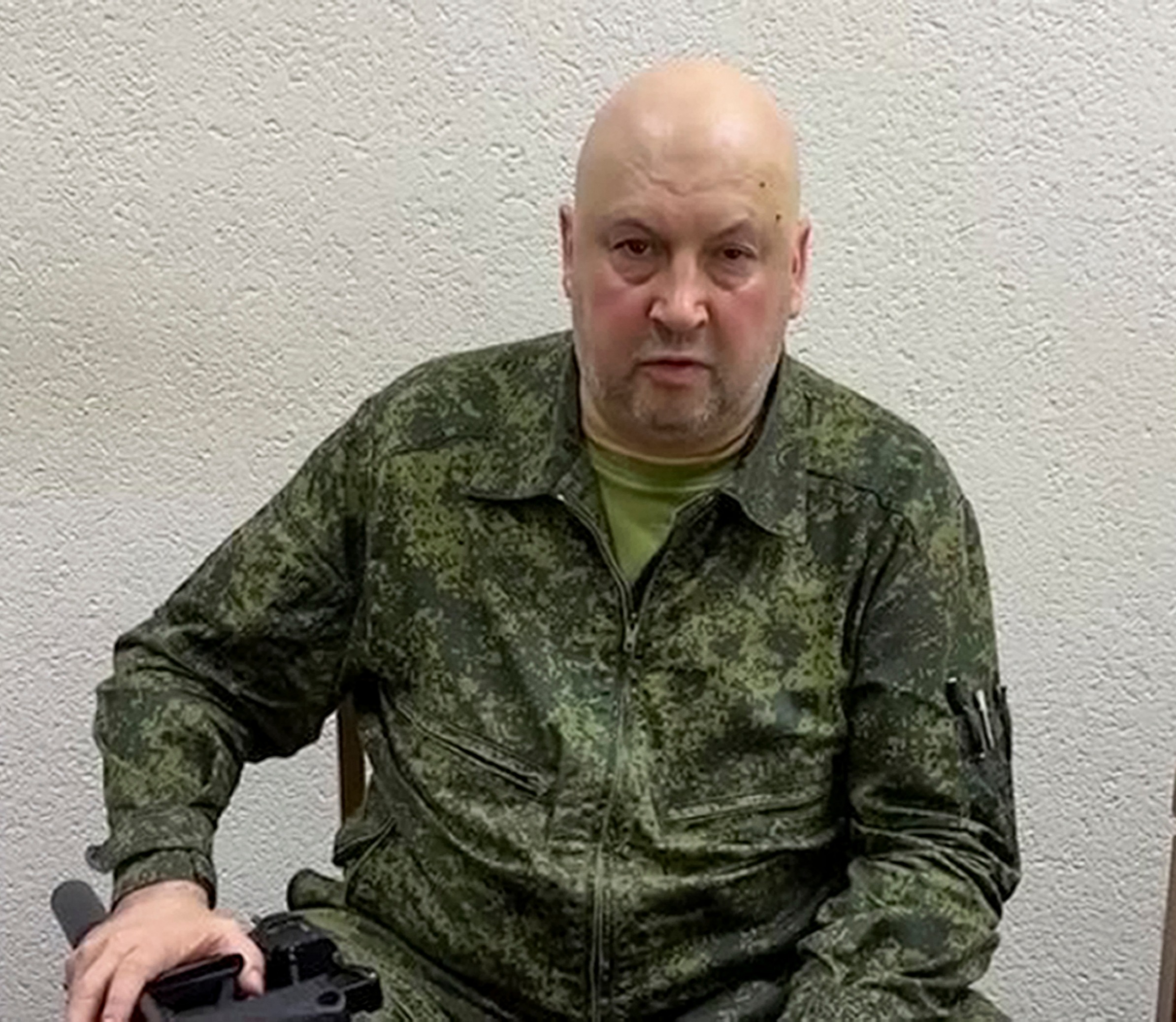 Vermisst im Einsatz: General Sergej Surowikin, der bald verschwand, nachdem er Wagner gedrängt hatte, die Meuterei abzubrechen