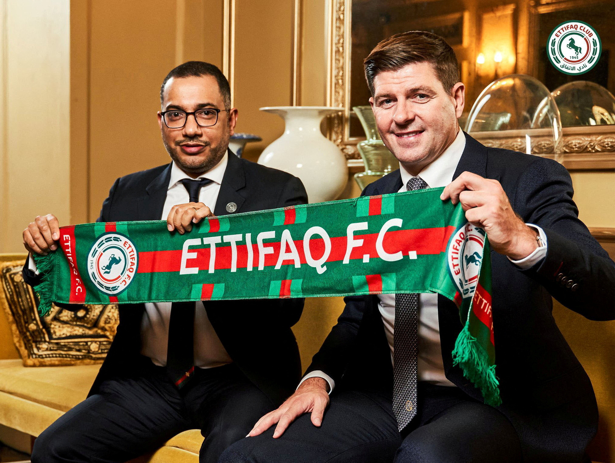 Gerrard übernahm die Position des neuen Managers von Al-Ettifaq in Saudi-Arabien