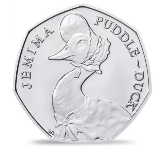 Die Münze wurde 2016 als Teil der Beatrix Potter-Serie herausgebracht