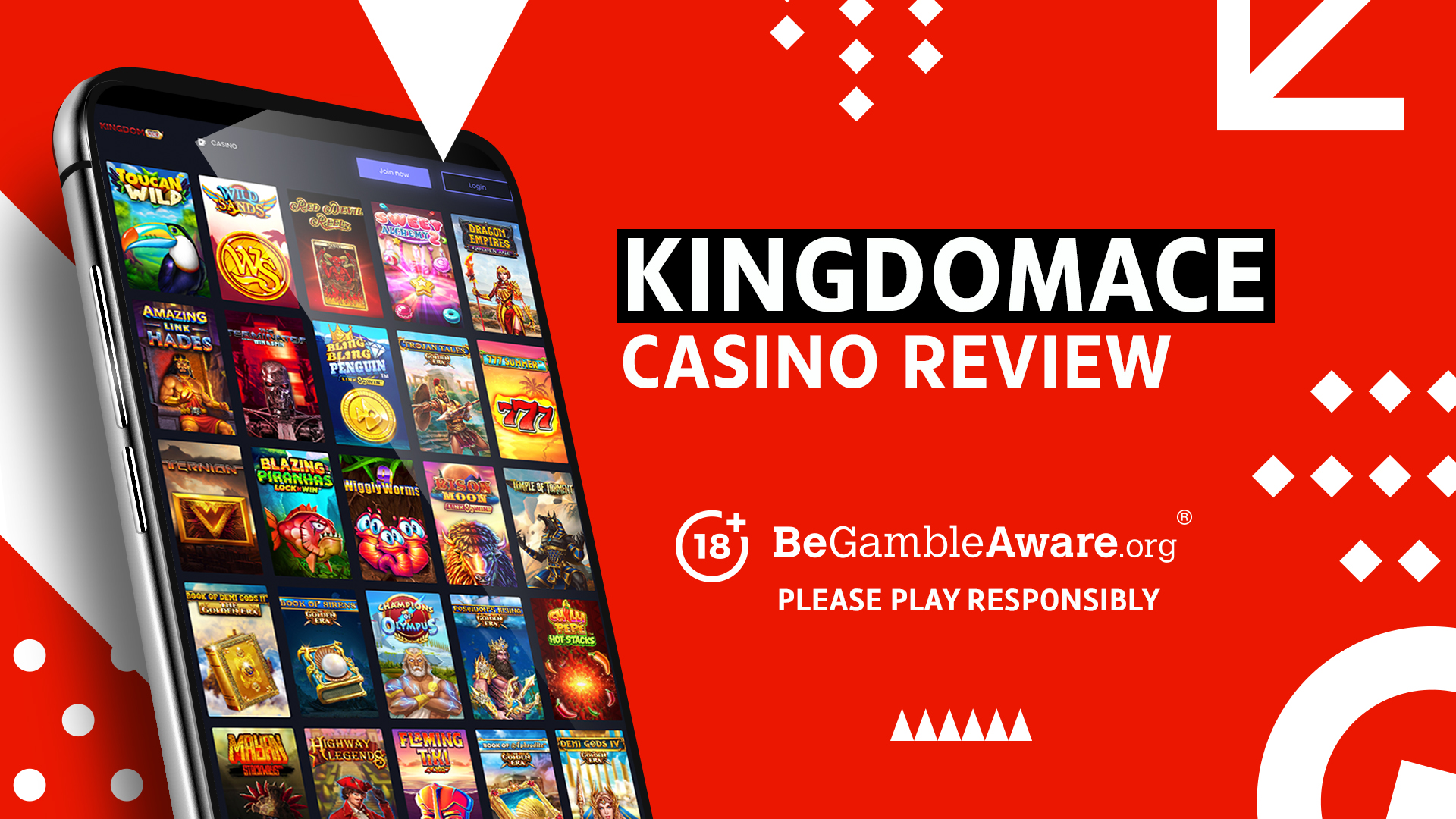 KingdomAce Casino-Rezension.  18+ BeGambleAware.org Bitte spielen Sie verantwortungsbewusst.