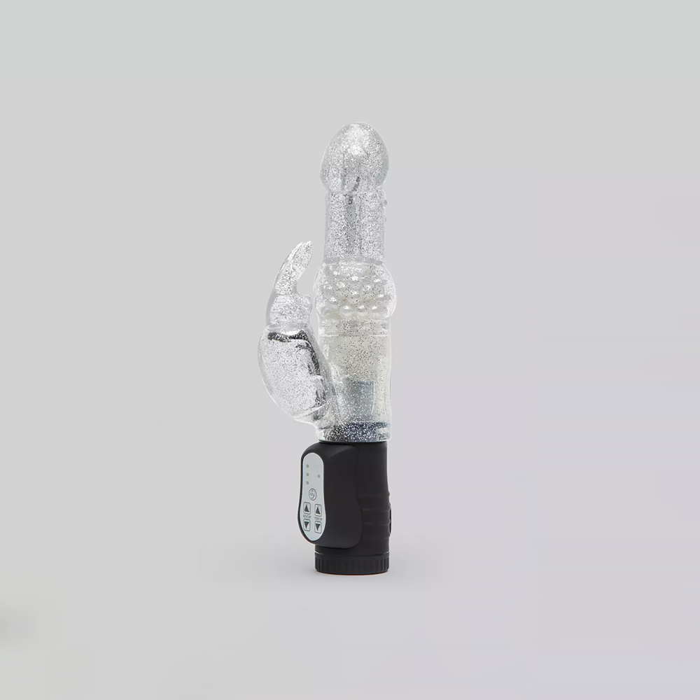 Lovehoney Jessica Rabbit Rabbit-Vibrator in Silber mit 10 Funktionen