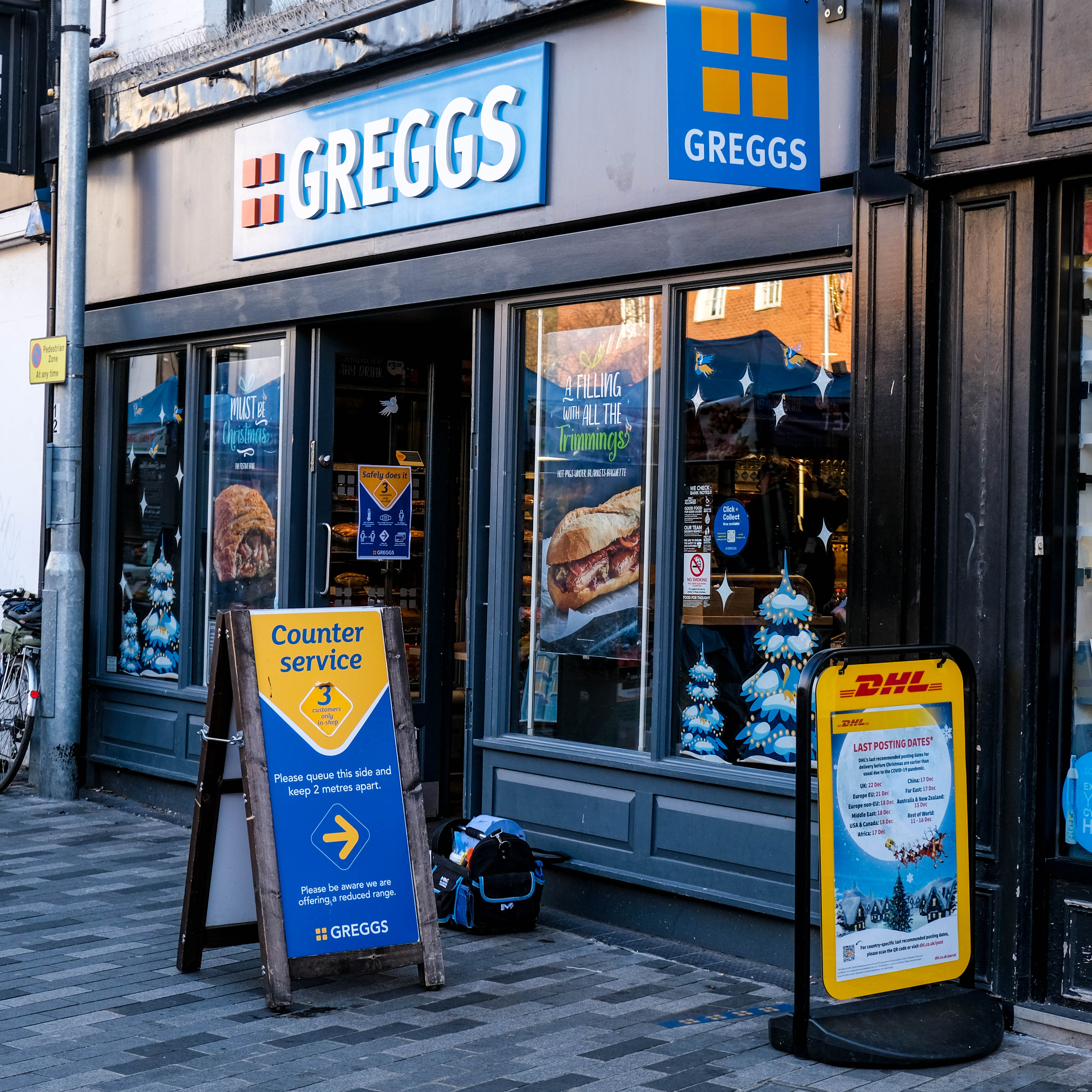 Das Bäckereiunternehmen Greggs verfügt über 2.300 Filialen in ganz Großbritannien