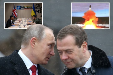 Putins Verbündeter warnt davor, dass der Dritte Weltkrieg näher rückt, da die Nato ein riesiges Sicherheitsabkommen mit der Ukraine unterstützt
