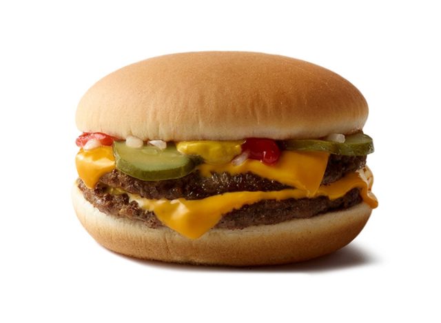 Doppelte Cheeseburger-Mcdonalds
