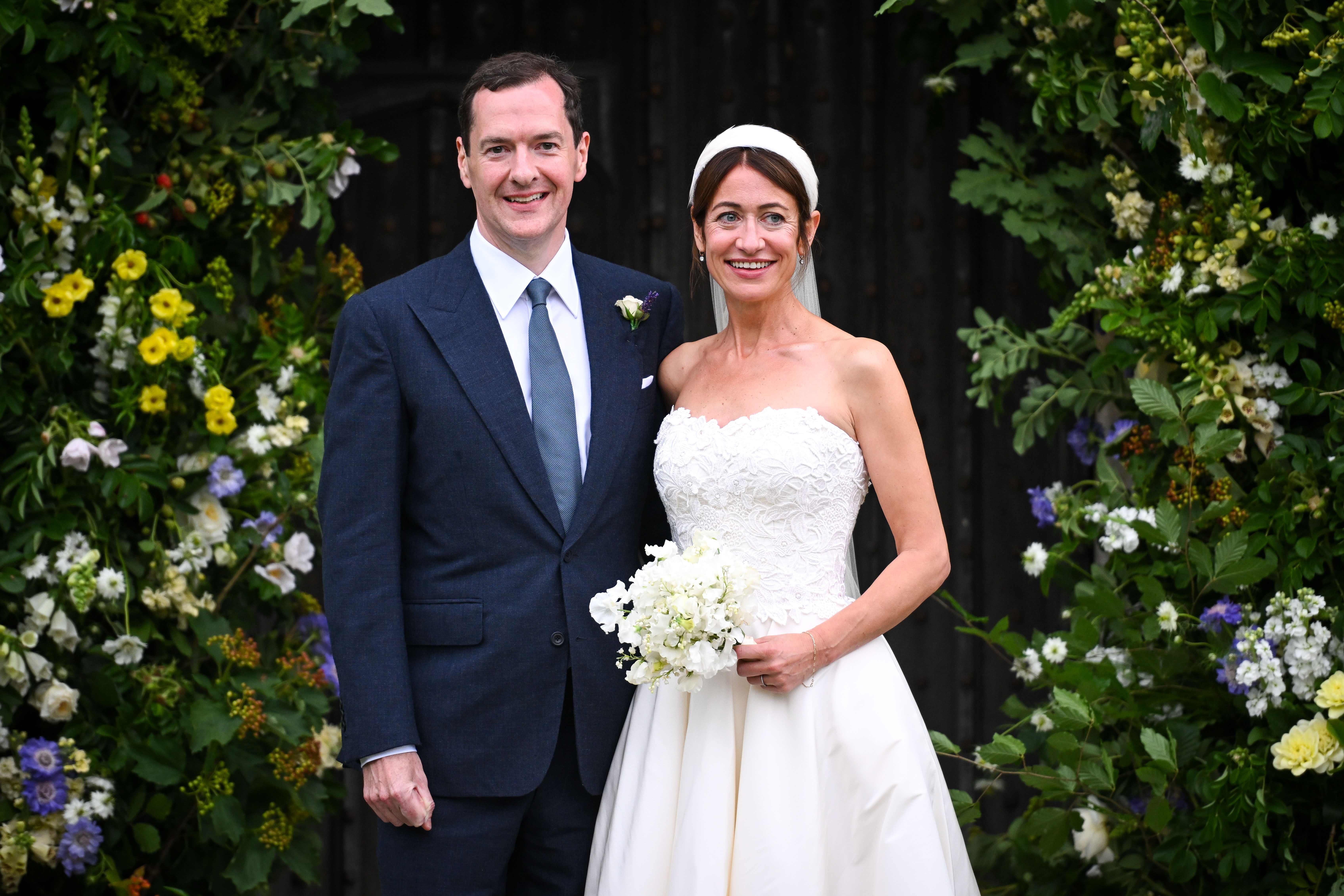George Osborne und Thea Rogers haben letztes Wochenende in der St. Mary's Church geheiratet