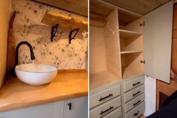 Ich habe einen Kastenwagen in ein Tiny House umgebaut – es ist wunderschön und bietet jede Menge Stauraum