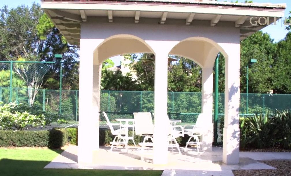   Die klassische Terrasse in Rory McIlroys Villa in Florida
