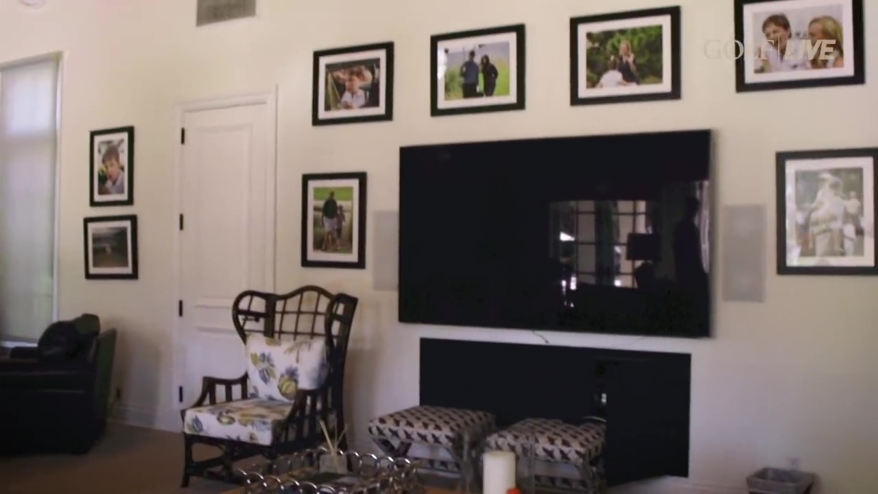   Das luxuriöse Wohnzimmer in Rory McIlroys Villa in Florida