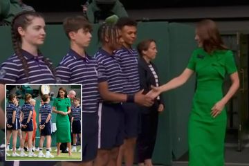Wimbledon-Fans sind enttäuscht über den jungen Balljungen, nachdem er von Kate Middleton brüskiert wurde