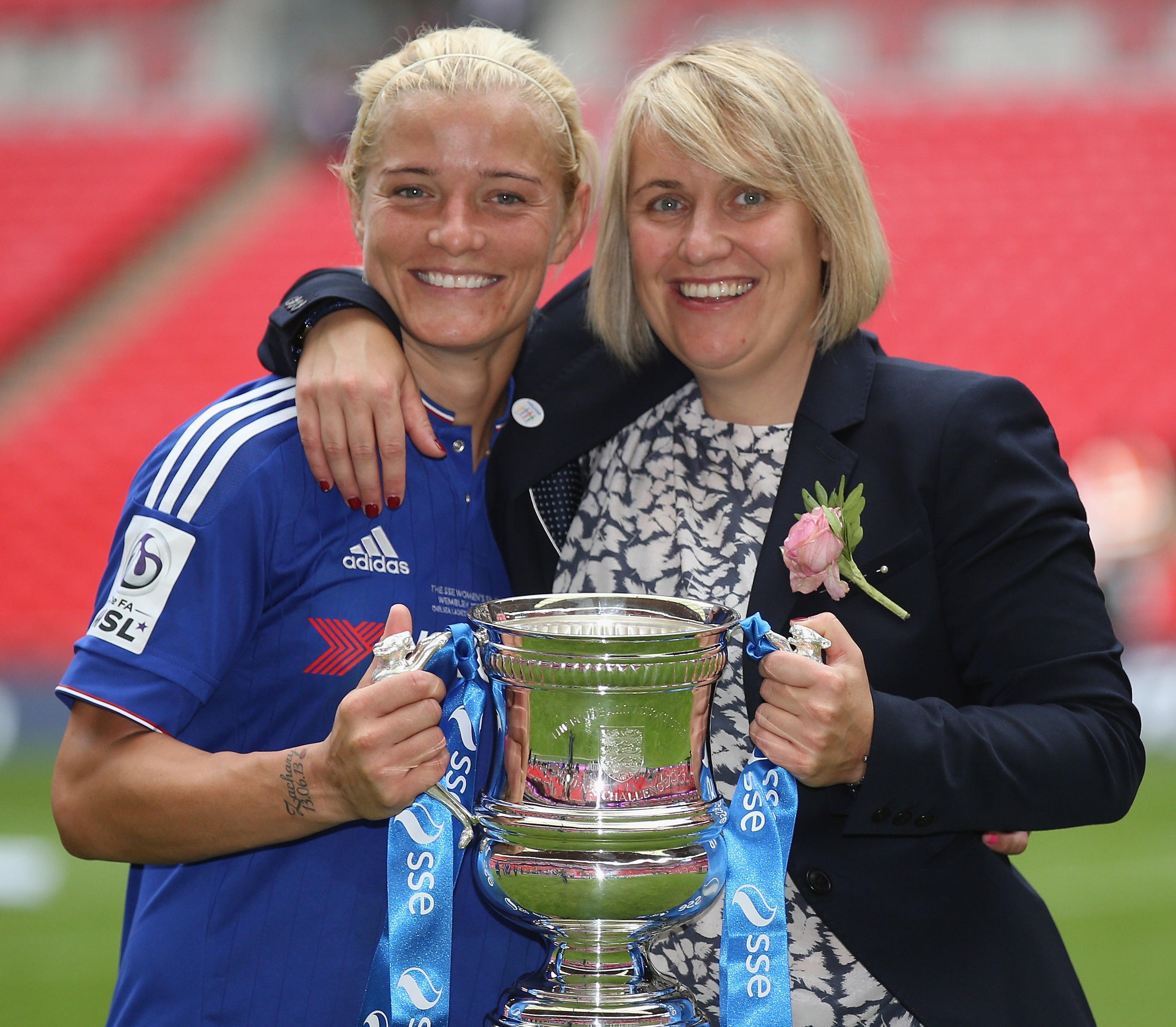 Chapman war Kapitän einer Chelsea-Mannschaft mit Millie Bright, als die Blues 2015 ihren ersten Women's FA Cup gewannen