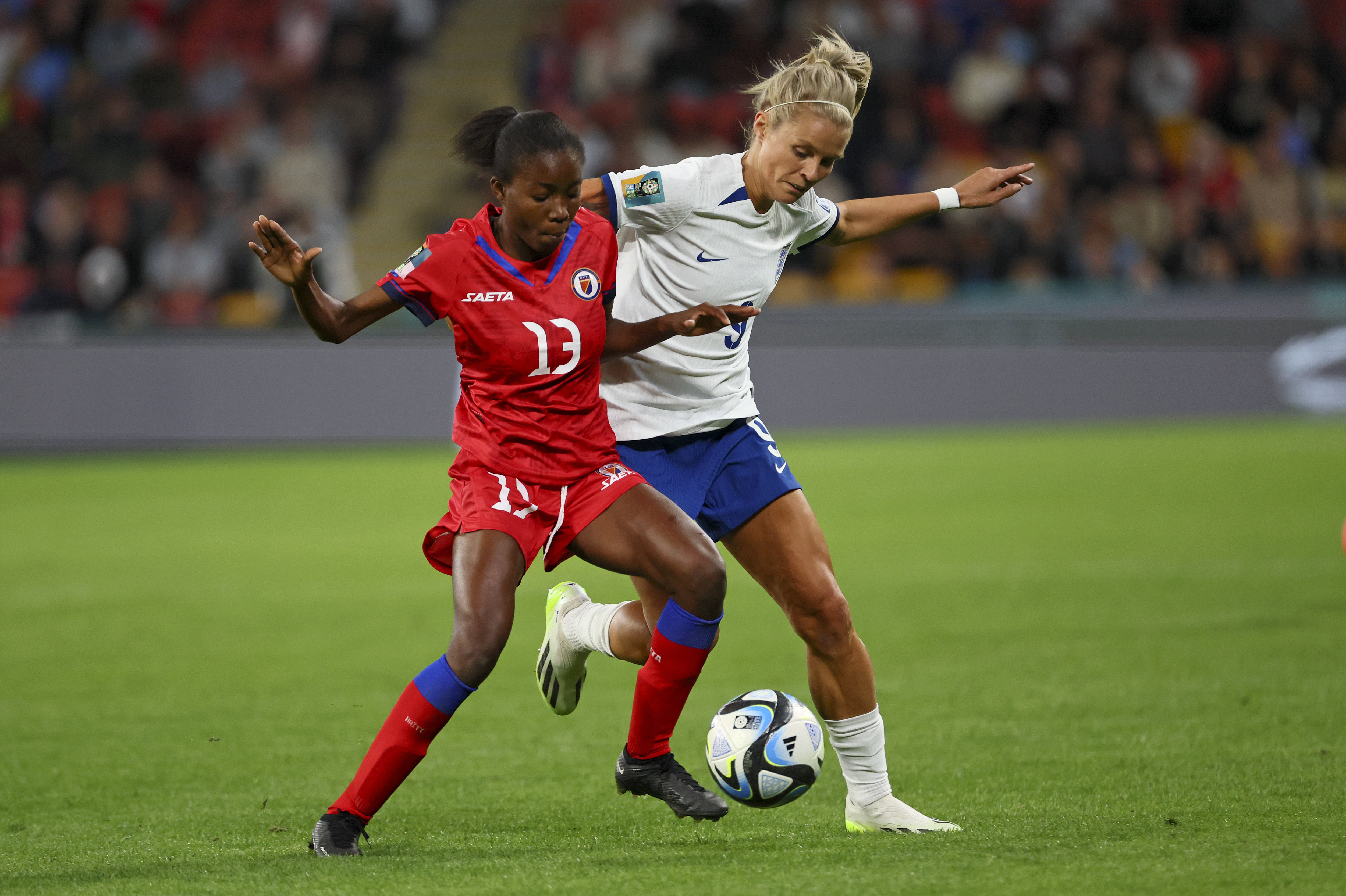 Daly wurde während Englands 1:0-Sieg gegen Haiti in der Gruppe D des Turniers in der zweiten Halbzeit eingewechselt