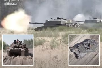 Die Ukraine präsentiert die mächtigen britischen Challenger-2-Panzer im Kampf gegen Putin