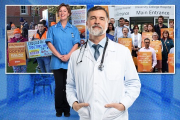 Streikende Top-Ärzte mit 128.000 Pfund behaupten, ihr Gehalt sei „stärker gesunken“ als das der Krankenschwestern