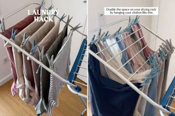 Frau verrät platzsparenden Trick, um mehr Wäsche trocken zu bekommen, aber nicht jeder ist sich sicher