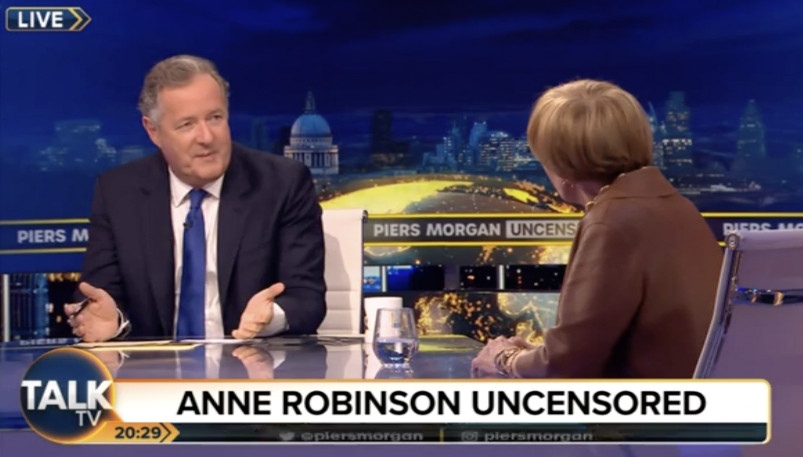 Anne Robinson sprach über ihre Zeit bei Countdown mit Piers Morgan