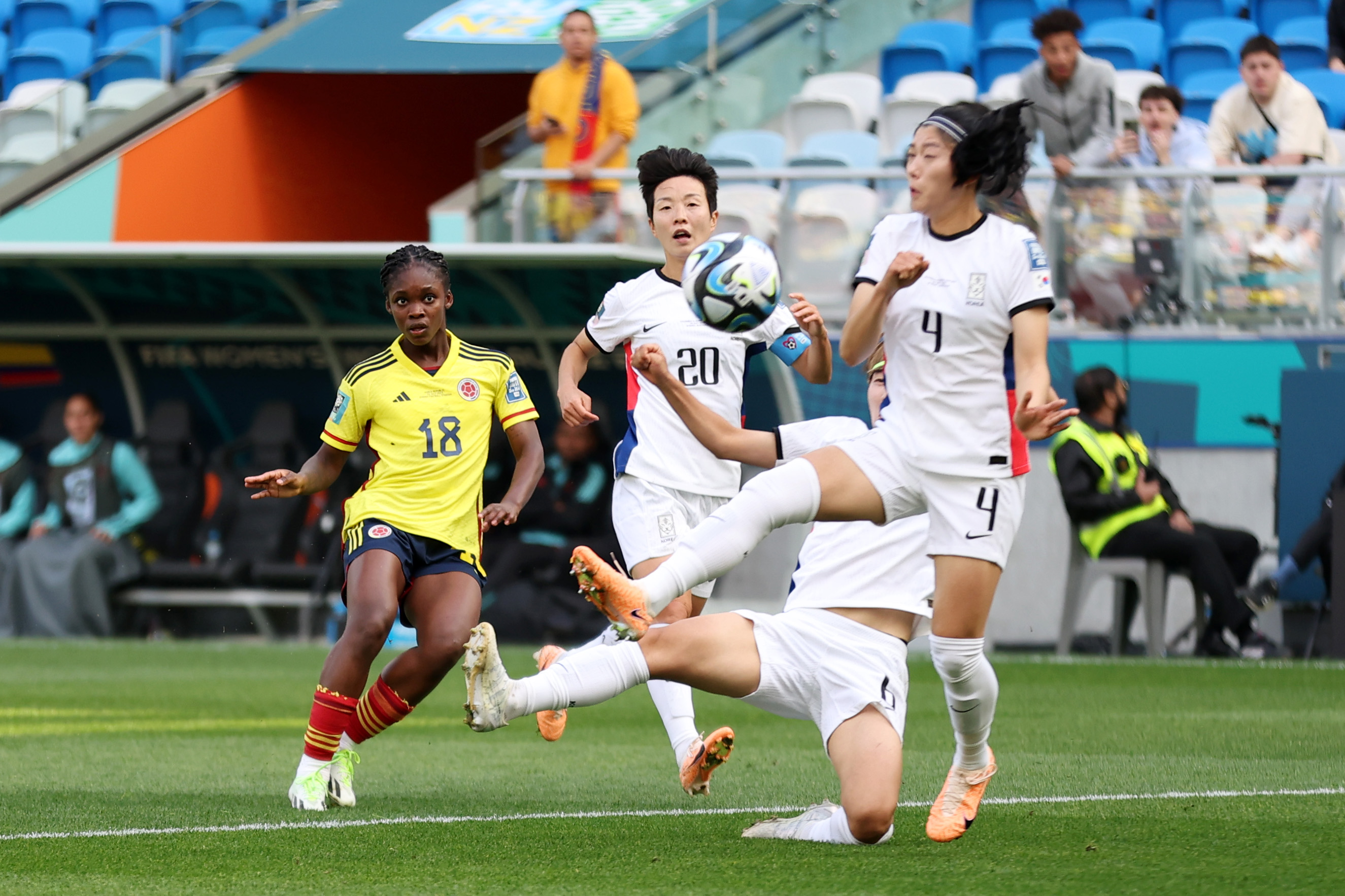 Real Madrid erzielte beim 2:0-Sieg Kolumbiens gegen Südkorea einen Treffer