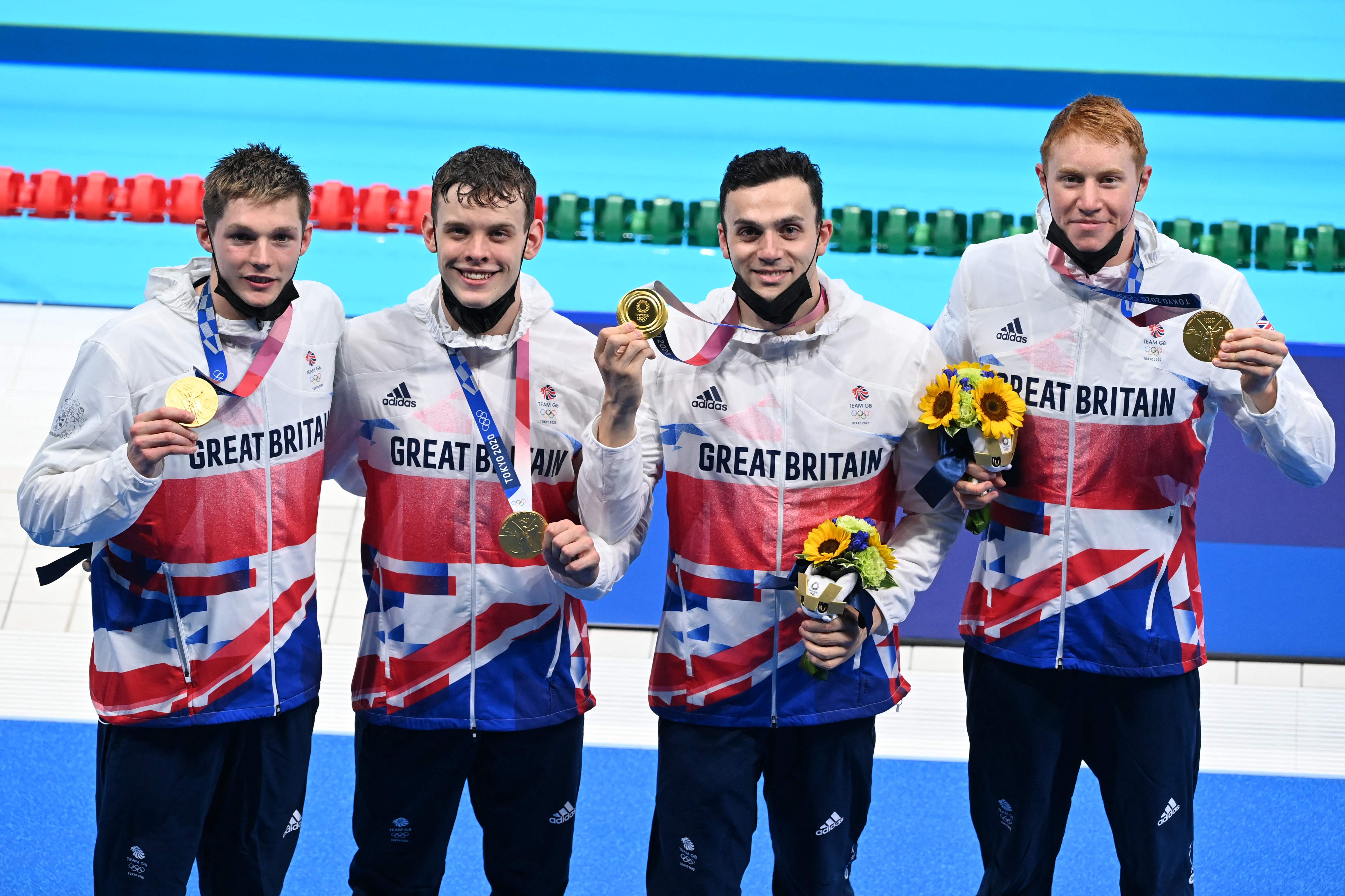 Tom Dean helped Team GB win 4x200m freestyle relay gold to go with his individual gong