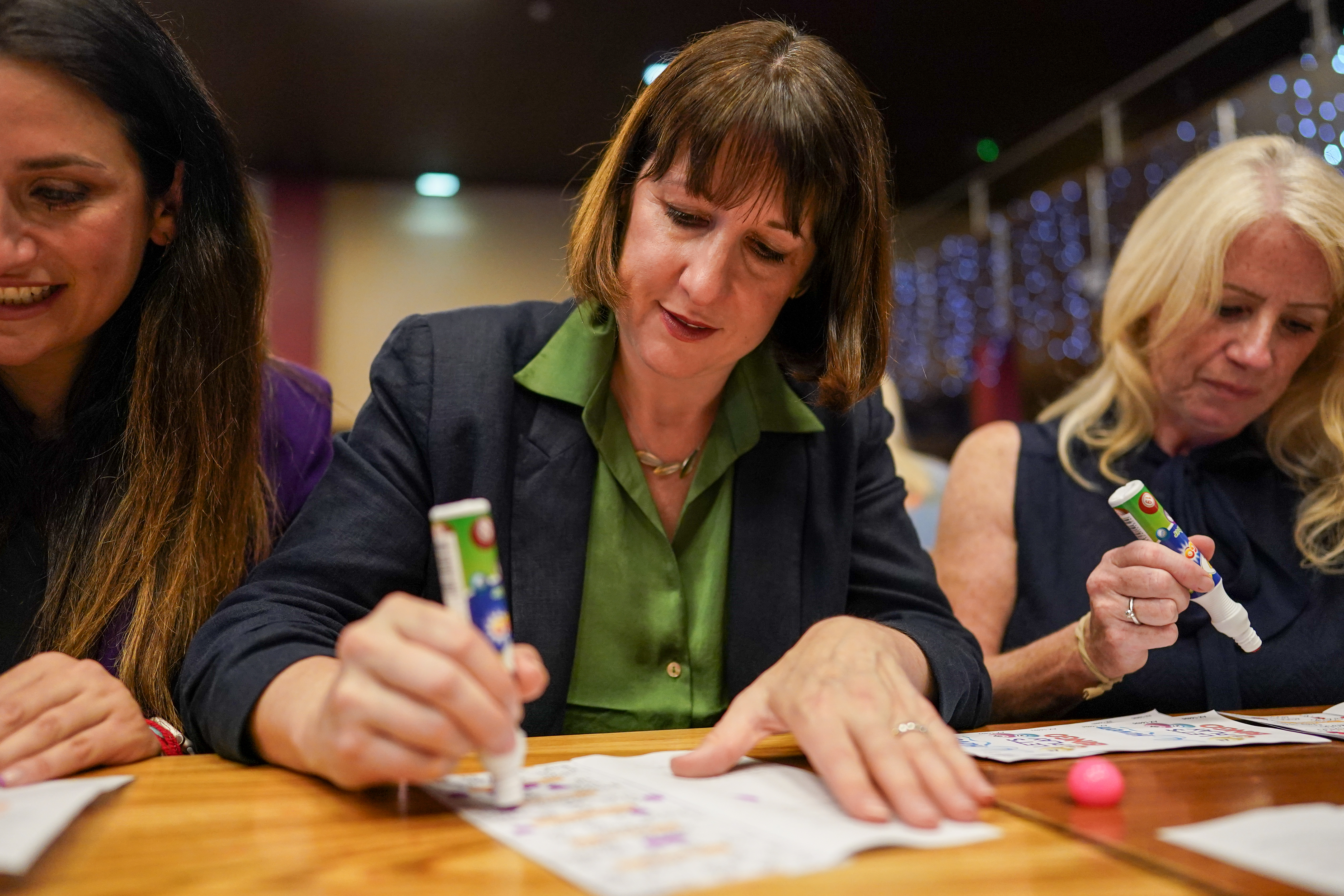 Reeves tried her hand at bingo as she promised to revitalise Britain's seaside towns