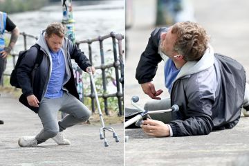 Corrie's Paul Foreman collapses in the street as he struggles with condition