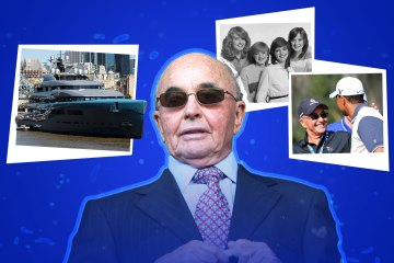 He lives on £195m yacht & is pals with Tiger Woods.. meet Spurs owner Joe Lewis