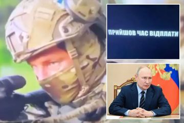 Russians warned ‘the hour of reckoning has come’ as Putin’s state TV is hacked