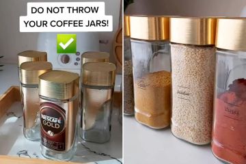 Home whizz praised for genius way she upcycles old coffee jars, and it’s SO easy