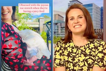BBC Breakfast's Nina Warhurst shares intimate breastfeeding pic with fans 