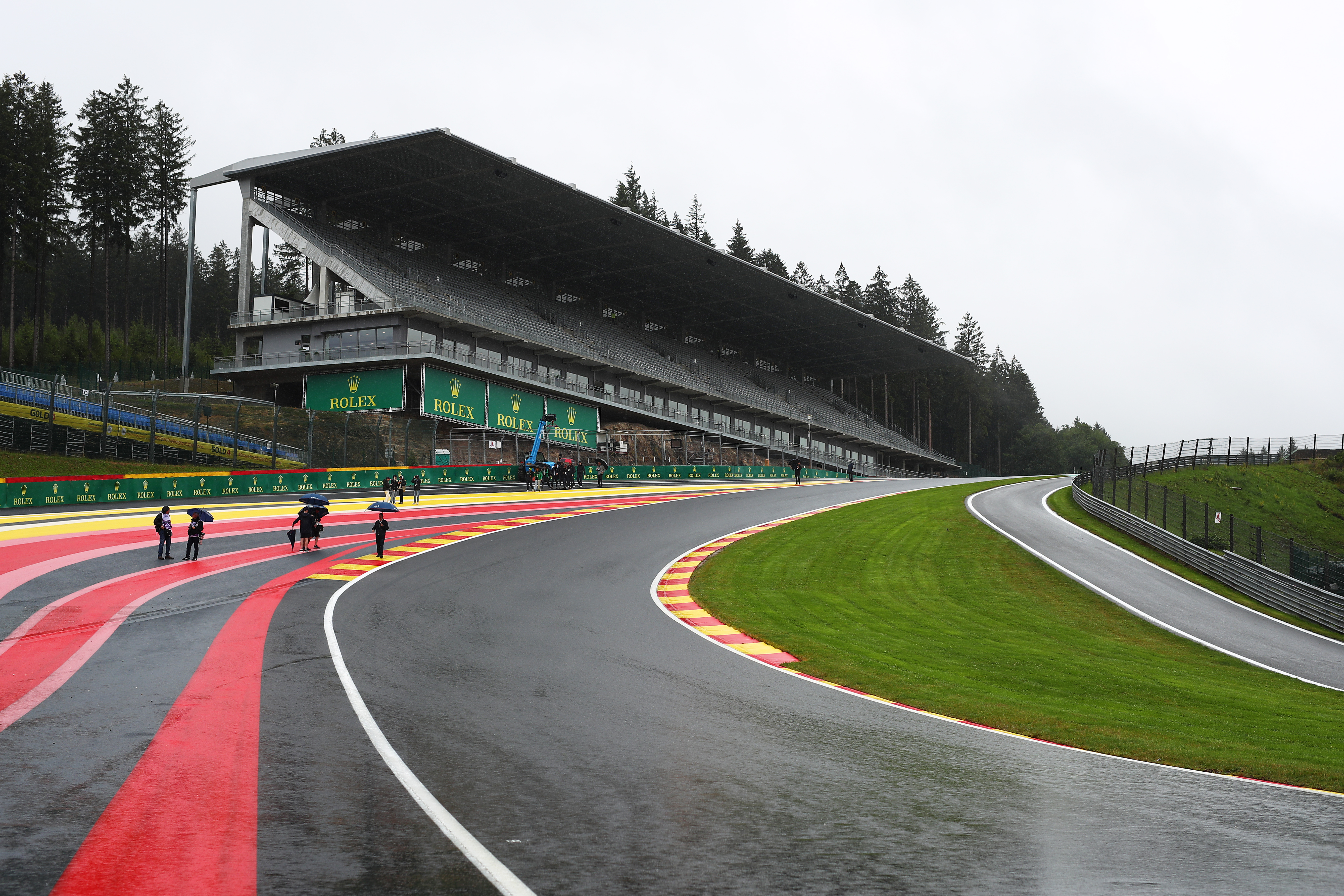Rain is expected all weekend at the circuit