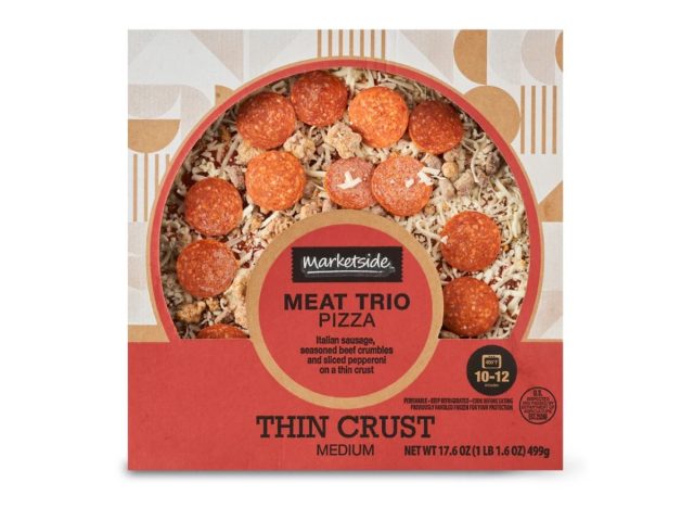 Fleisch-Trio-Pizza vom Markt