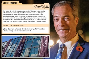 Schließung der Konten von Nigel Farage durch Coutts, der von hochrangigen MPS als unheilvoll eingestuft wird