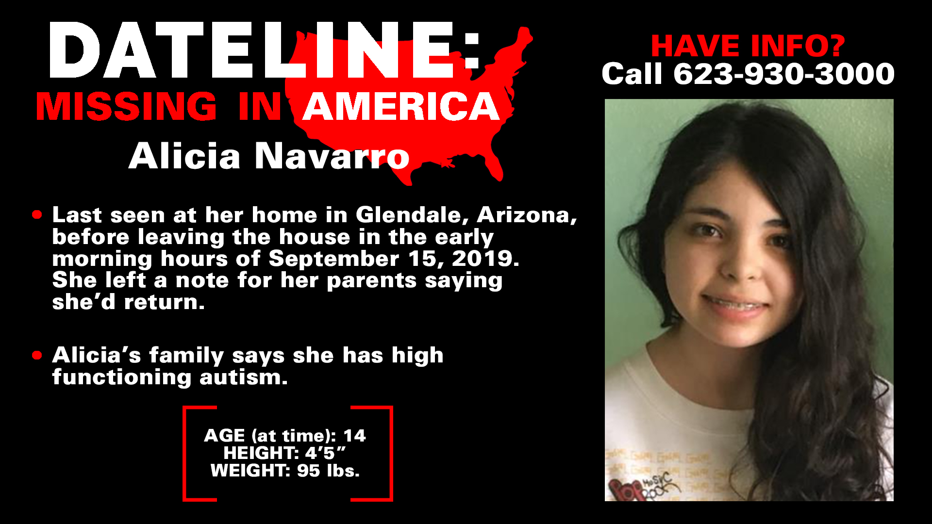 Das Verschwinden von Alicia Navarro löste eine umfangreiche FBI-Ermittlung aus
