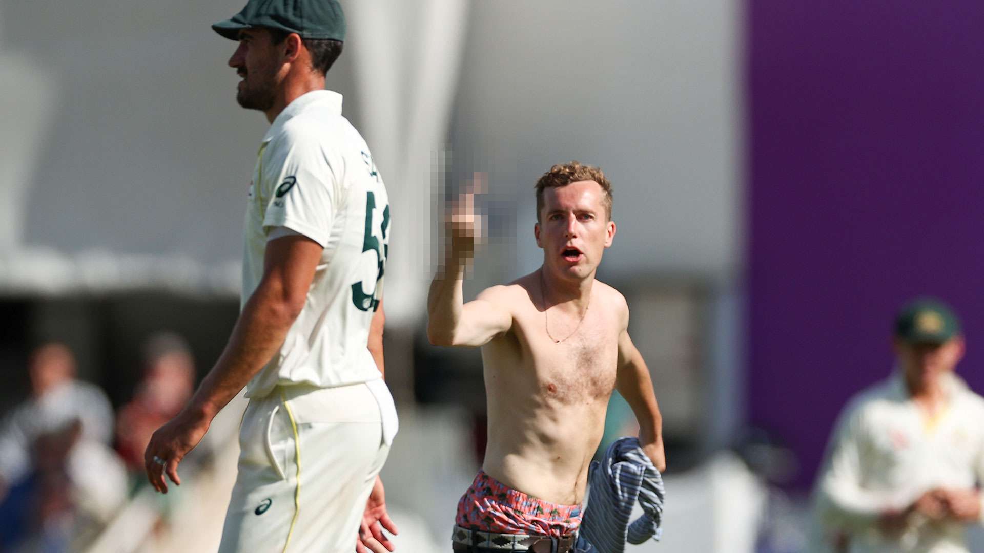Der Idiot beschimpfte die australischen Cricketspieler