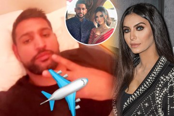 Amir Khan fliegt nach Sexting-Skandal und „gespaltener Ehe“ zurück nach London