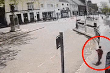 Ein erschreckender Moment: Ein 3-jähriges Kind entkommt dem Kindergarten und rennt die Hauptstraße entlang