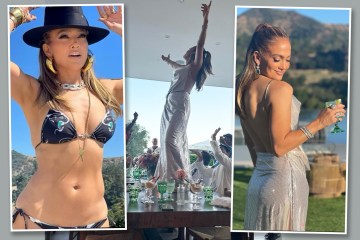 Jennifer Lopez, 54, begeistert, als sie bei einer Geburtstagsfeier auf dem Tisch tanzt