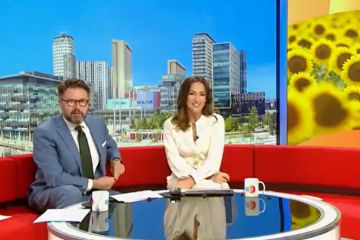 Jon Kay von BBC Breakfast überrascht Sally Nugent mit einem frechen Geständnis