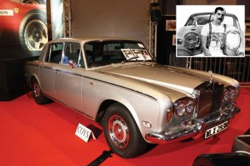 In Freddie Mercurys Autosammlung mit einem atemberaubenden Rolls-Royce im Wert von 74.000 Pfund