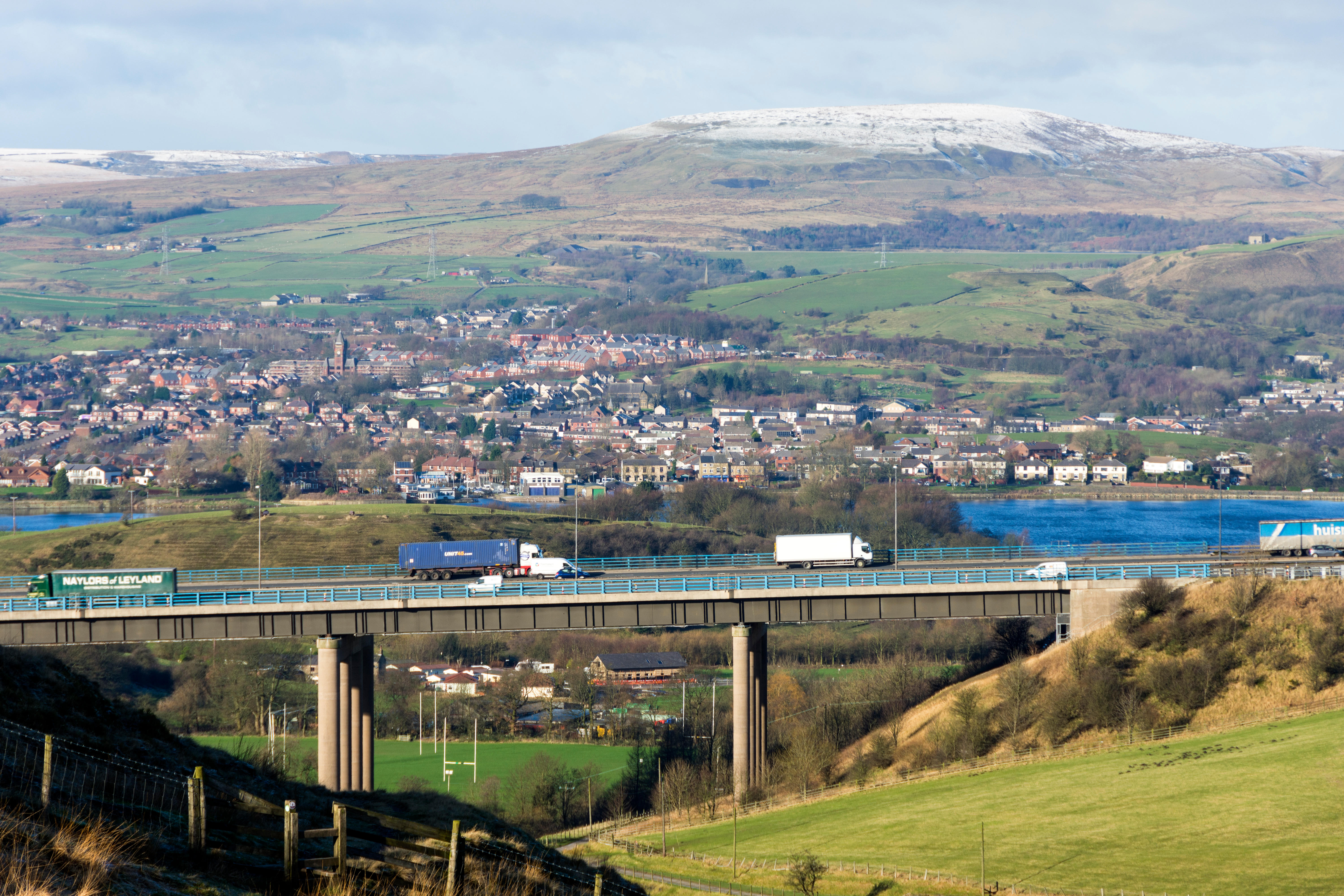 Die M62-Strecke, die Greater Manchester und West Yorkshire verbindet, ist die höchste in Großbritannien