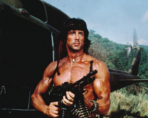 Star Stallone spielte in den erfolgreichen Actionfilmen den Vietnam-Veteranen Rambo