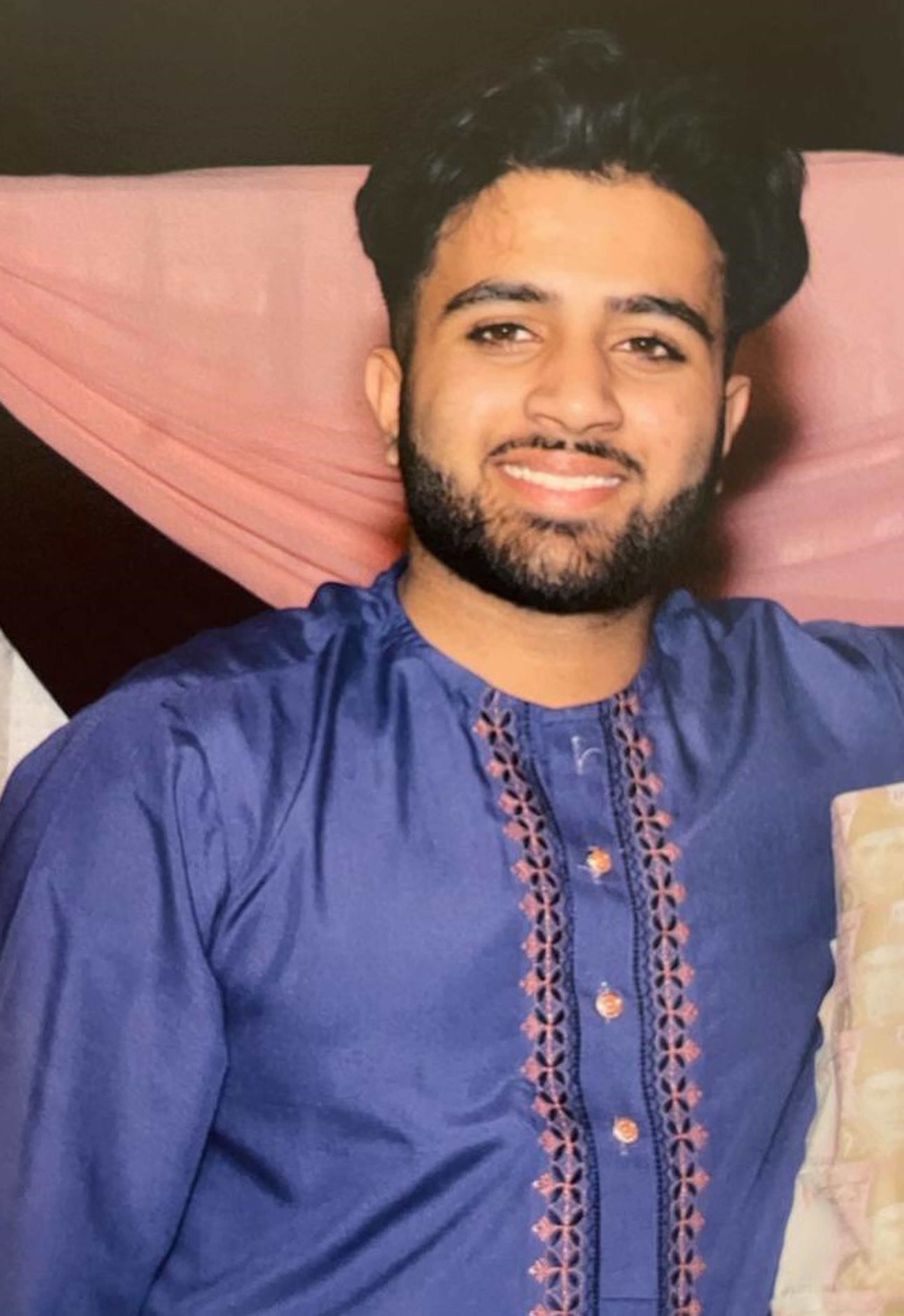 Mohammed Hashim Ijazuddin, der zusammen mit Saqib Hussain bei dem schrecklichen Verkehrsunfall ums Leben kam