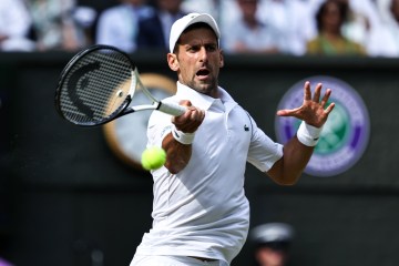 Djokovic sieht nach seinem Herzschmerz in Wimbledon wie ein neuer Mann mit buschigem Bart aus, während er trainiert