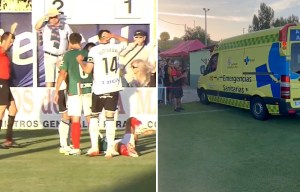 Diego Simeones Sohn wurde nach einem Horror-Tackle mit dem Krankenwagen auf dem Spielfeld ins Krankenhaus gebracht