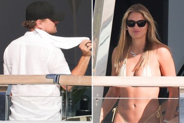 Die Schönheit von Love Island, 32, begleitet Leonardo DiCaprio, 48, auf einer Luxusyacht auf Ibiza