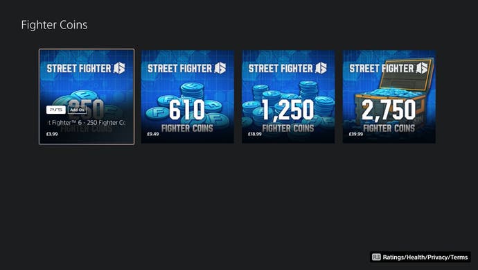 Fighter Coins im PSN-Store