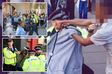 In der Oxford Street bricht Chaos aus, nachdem Behauptungen über einen „TikTok-Massenplünderungs-Stunt“ laut wurden.